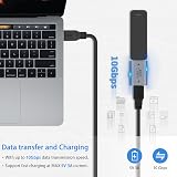 Duttek USB A Female to USB C Female Adapter 3.1 Gen2 10Gbps 2Pack view 2