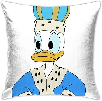 Amazon Com Donald Duck Super Soft Microfiber Cushion Pillowcase