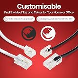 rhinocables RJ11 to RJ45 Cable Modem Router Network Patch Lead 2m Black view 5