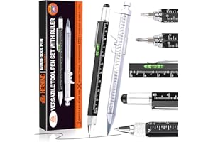 HERKING Stocking Stuffers for Adults Men Him,Multitool Pen Set, Christmas Gifts for Men, Cool Gadgets for Mens Christmas Gifts, Birthday Gifts for Men/Dad/Husband, Gifts for Men Who Have Everything