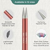 KnitPro Zing Interchangeable Circular Needles 5In 5.50mm (13cm) Feather-light view 3
