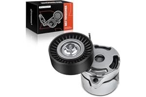 A-Premium Belt Tensioner Assembly with Pulley Compatible with Subaru Forester 2011-2018, Impreza 2012-2015, Legacy 2013-2019,