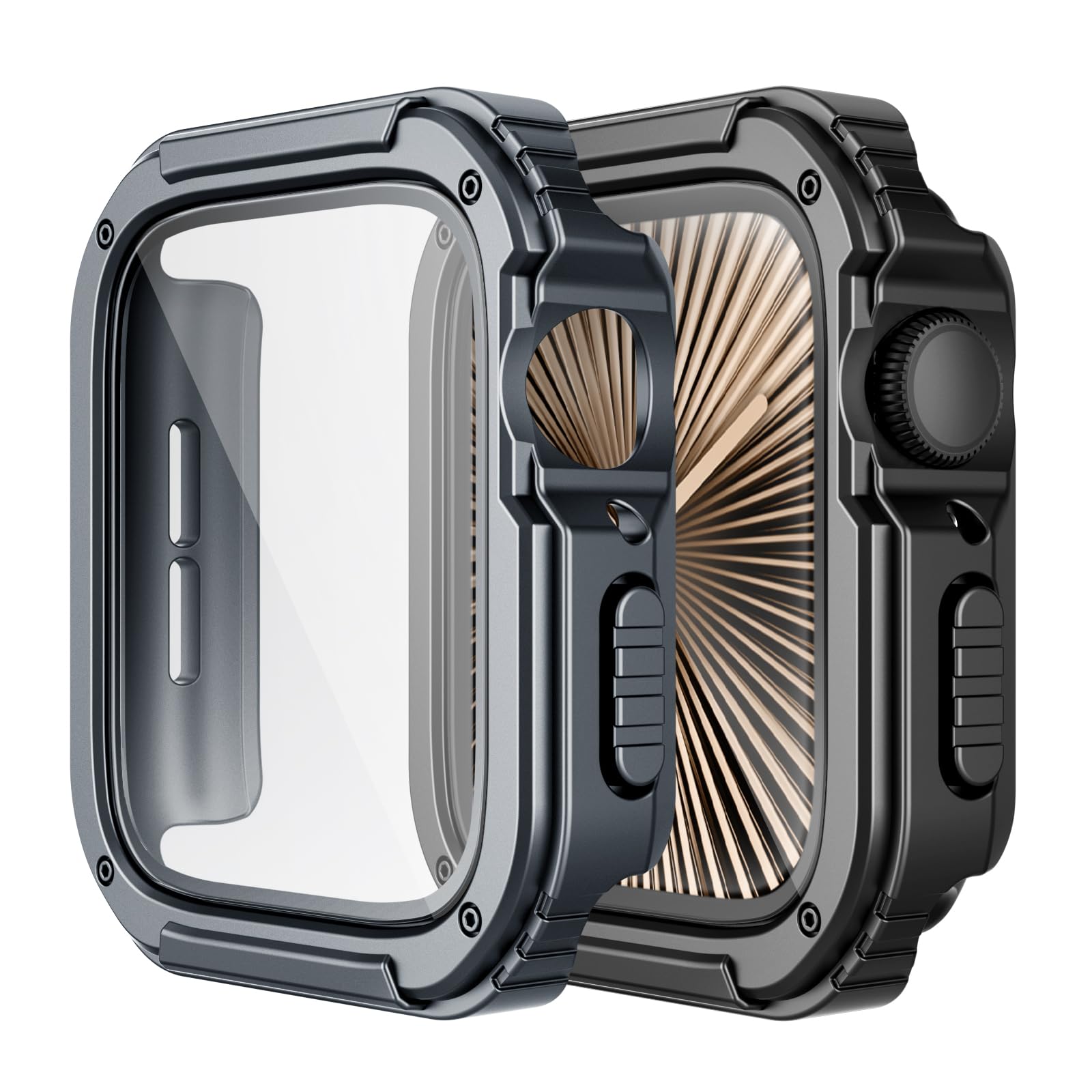 Adepoy 2 Pack Rugged Case Compatible for Apple
