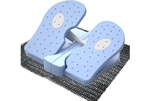 ISMIER Foldable Leg Exerciser: Portable Foot Pedal Exerciser for Seniors Under Desk Foot Pedal Exerciser Stepper Exercise for Leg Muscles Relieves Varicose Veins Physical Therapy Aid
