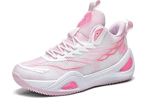 Hewcey High Top Boys Basketball Shoes Breathable Non Slip Outdoor Sneakers Comfortable Fashion Athletic Training Sport Shoes for Girls