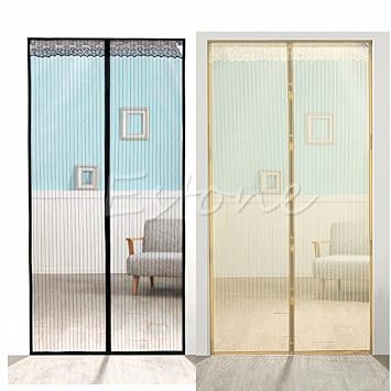Generic Magic Curtain Door Mesh Magnetic Hands Free Fly Mosquito