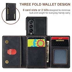 Wallet Case for Samsung Galaxy Z Fold3, DG.MING