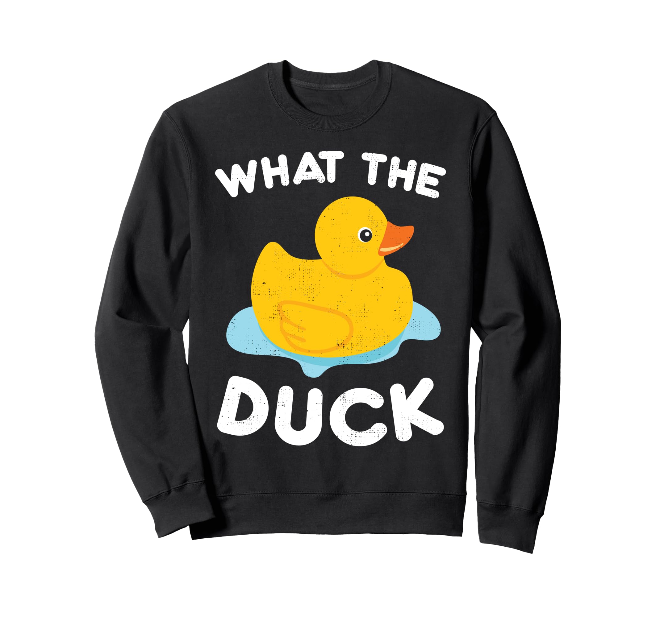 Funny Cute Yellow Rubber Duck Gift Design Idea Sweatshirt