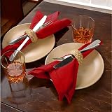 Penguin Home Hemstitched Pure Cotton Washable Oversized Napkins 6 Pack 50x50 view 7