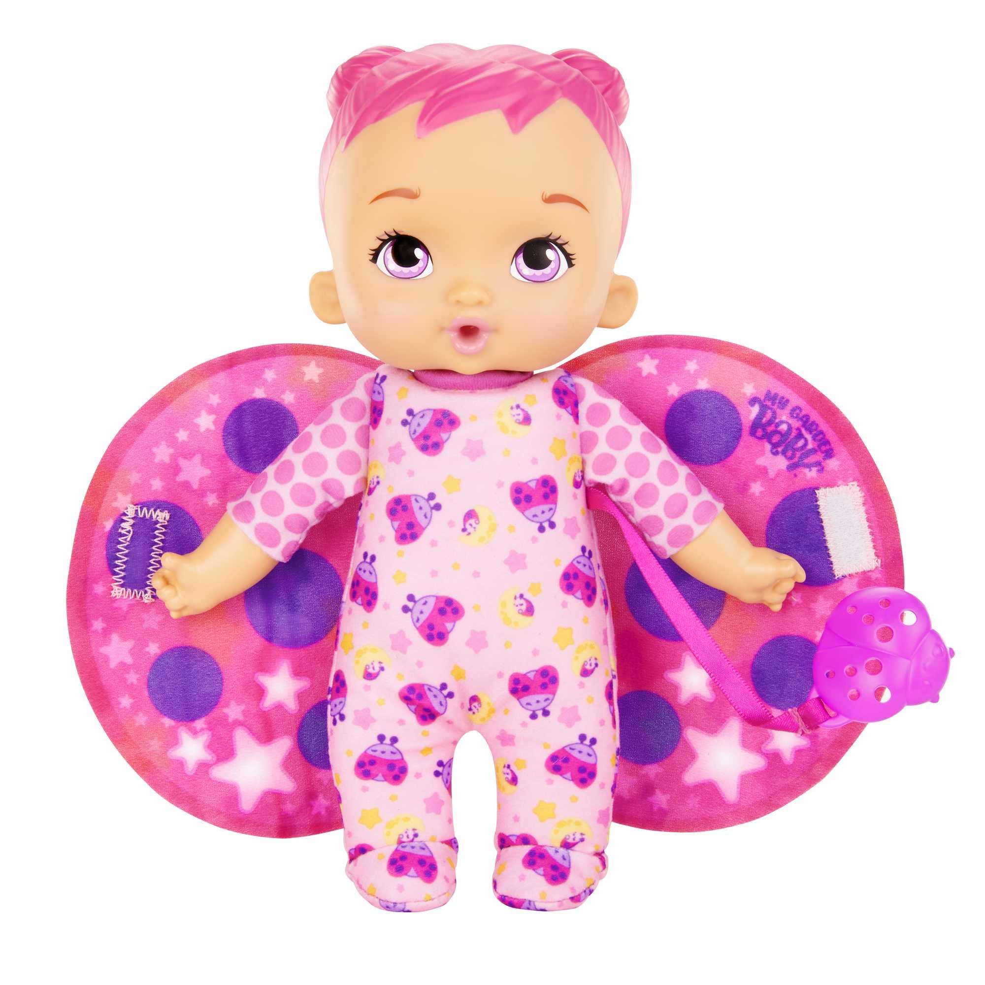 Mattel My Garden Baby | My Snuggly Ladybug Baby Doll with Soft Wings and Body | Great Gift for Kids Ages 18M+, HPD09