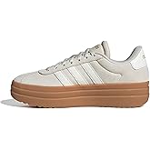 adidas Women's VL Court Bold Sneakers | Platform Shoes, Skateboarding-Inspired, Low-Cut, Lace Closure, Leather Upper, Rubber Outsole, For Everyday Wear