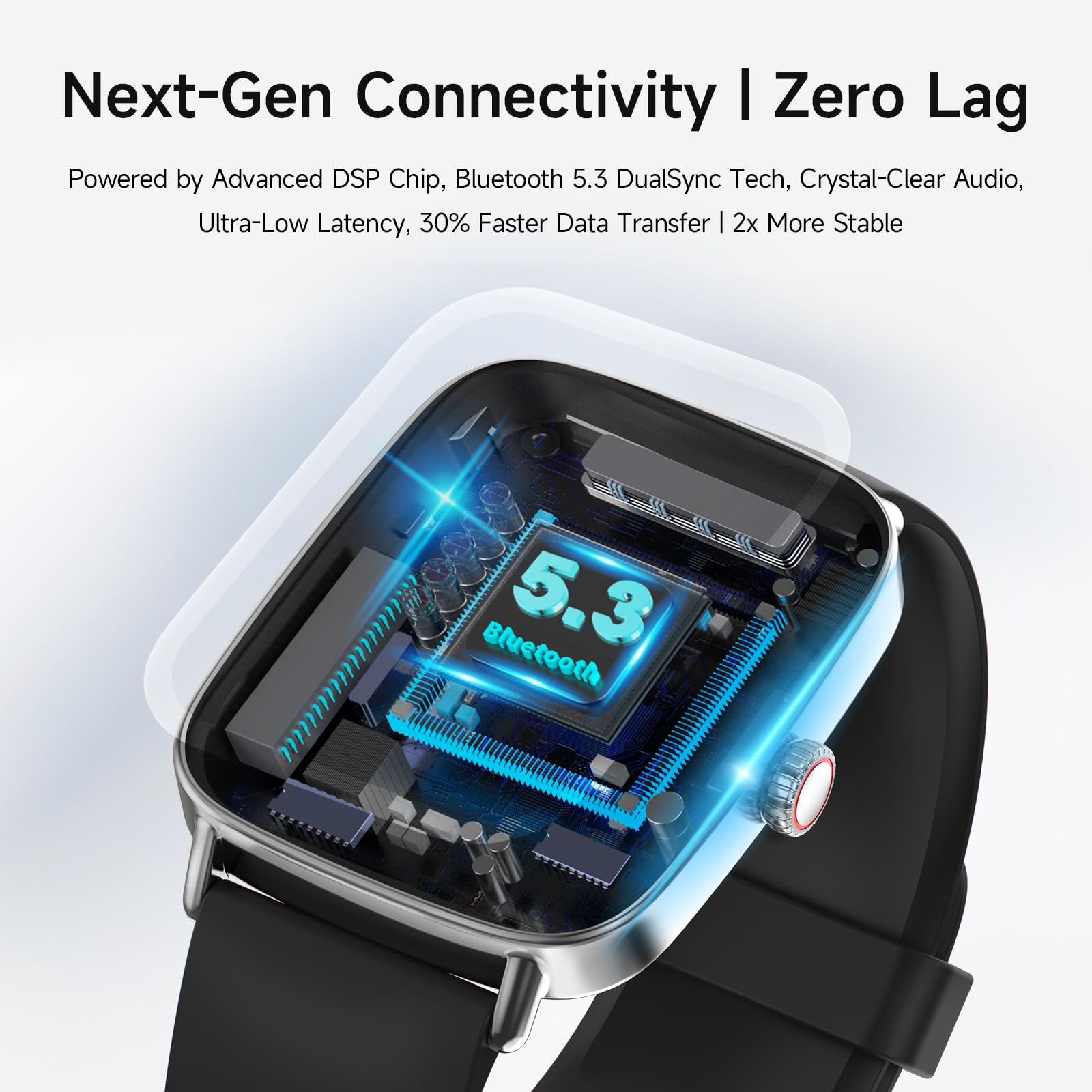 Smart Watch for Men Women, 1.85