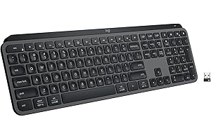Logitech MX Keys S Wireless Keyboard, Low Profile, Fluid Precise Quiet Typing, Programmable Keys, Backlighting, Bluetooth, US