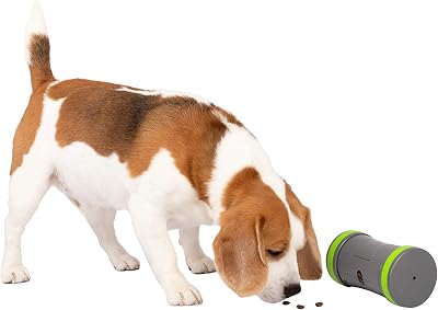 Kibble Chase - Dispensador de Comida e Petiscos para Cães, Brinquedo Interativo Inteligente para Cães, Funcionado a Pilhas, Resistente