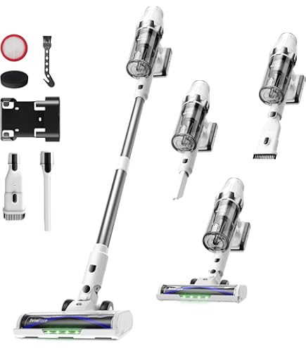 HONITURE S13 Pro Cordless Vacuum Cleaner, 450W 38KPA Vacuum