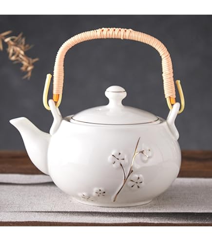 Amazon.com: DINGHONGLI 變色茶壺手工龍鳳變色紫砂茶壺紫砂茶組