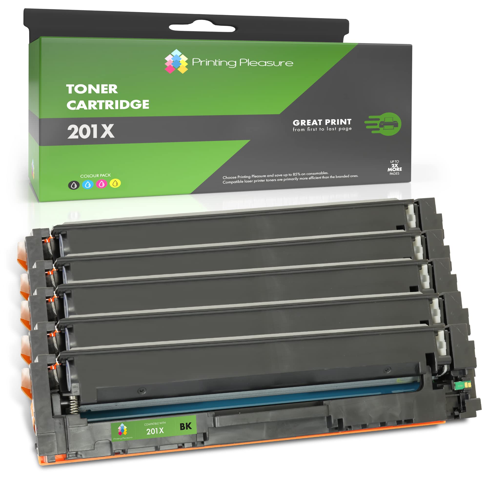 Printing Pleasure 117A Replacement for HP W2070A, W2071A, W2072A, W2073A Toner Cartridge, Compatible with HP Color Laser MFP 150a, 178nw, 150nw, 179fnw, 179fwg, 178nwg, 150A, 150NW, 150W, Black