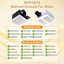 S97018218 Bathroom Exhaust Fan Motor Replacement