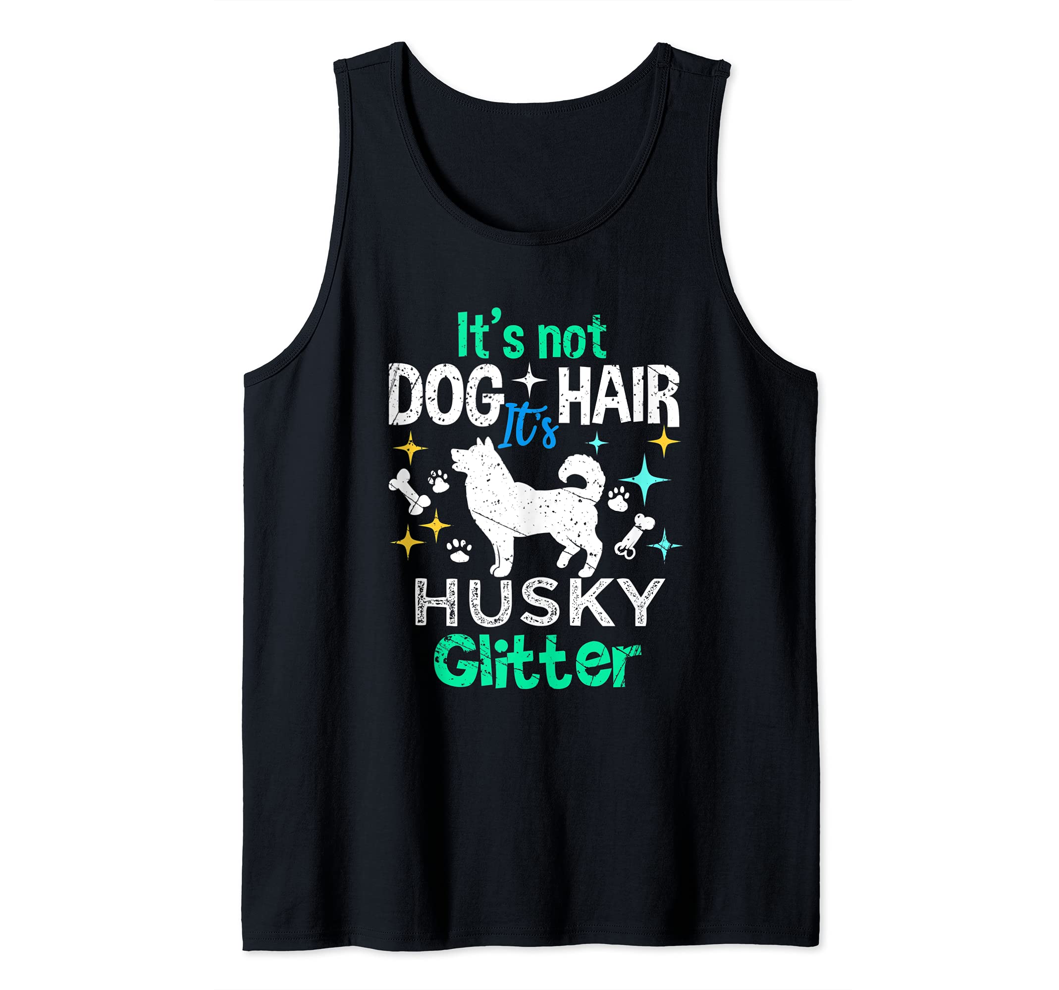 Siberian Husky Hair Dog Lover Tank Top