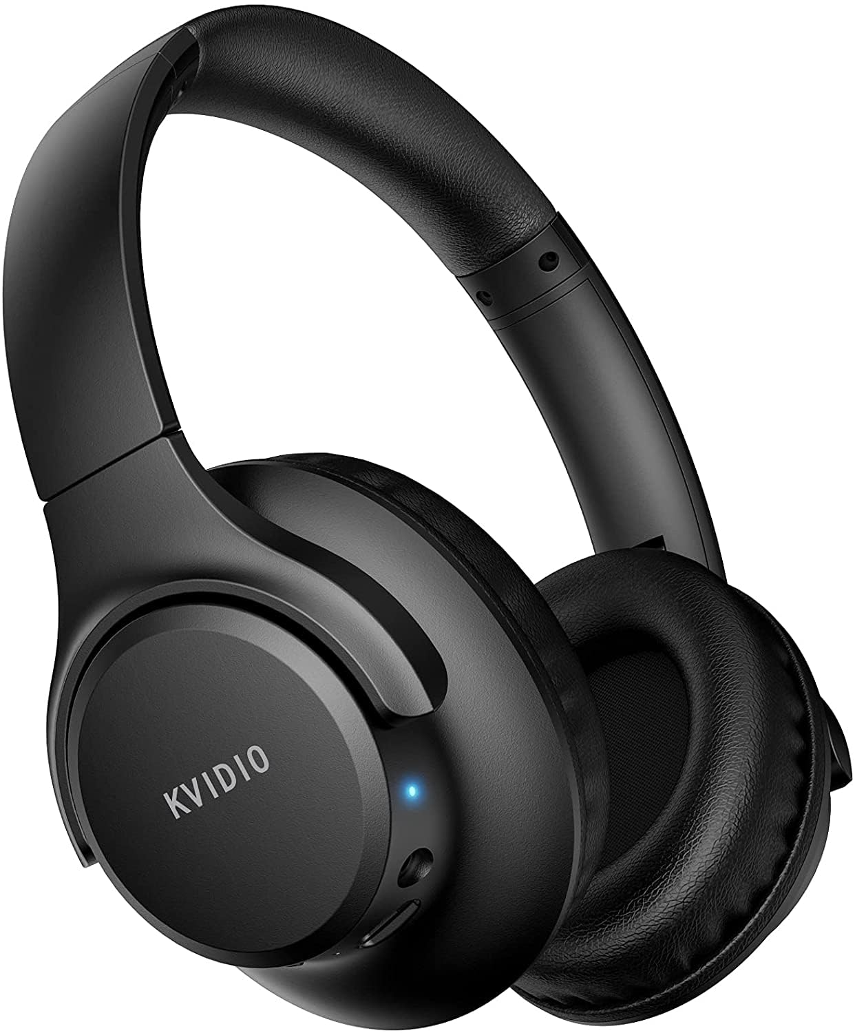 KVIDIO ‎WH201A ワイヤレスヘッドホン ブラックの商品画像
