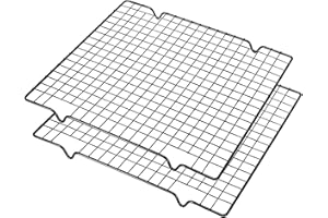 VNIMTI Wire Cooling Rack 2 Sets, Cookie Cooling Racks for Cooking, Baking, Roasting, Grilling, Drying, Oven Safe Grill Baking