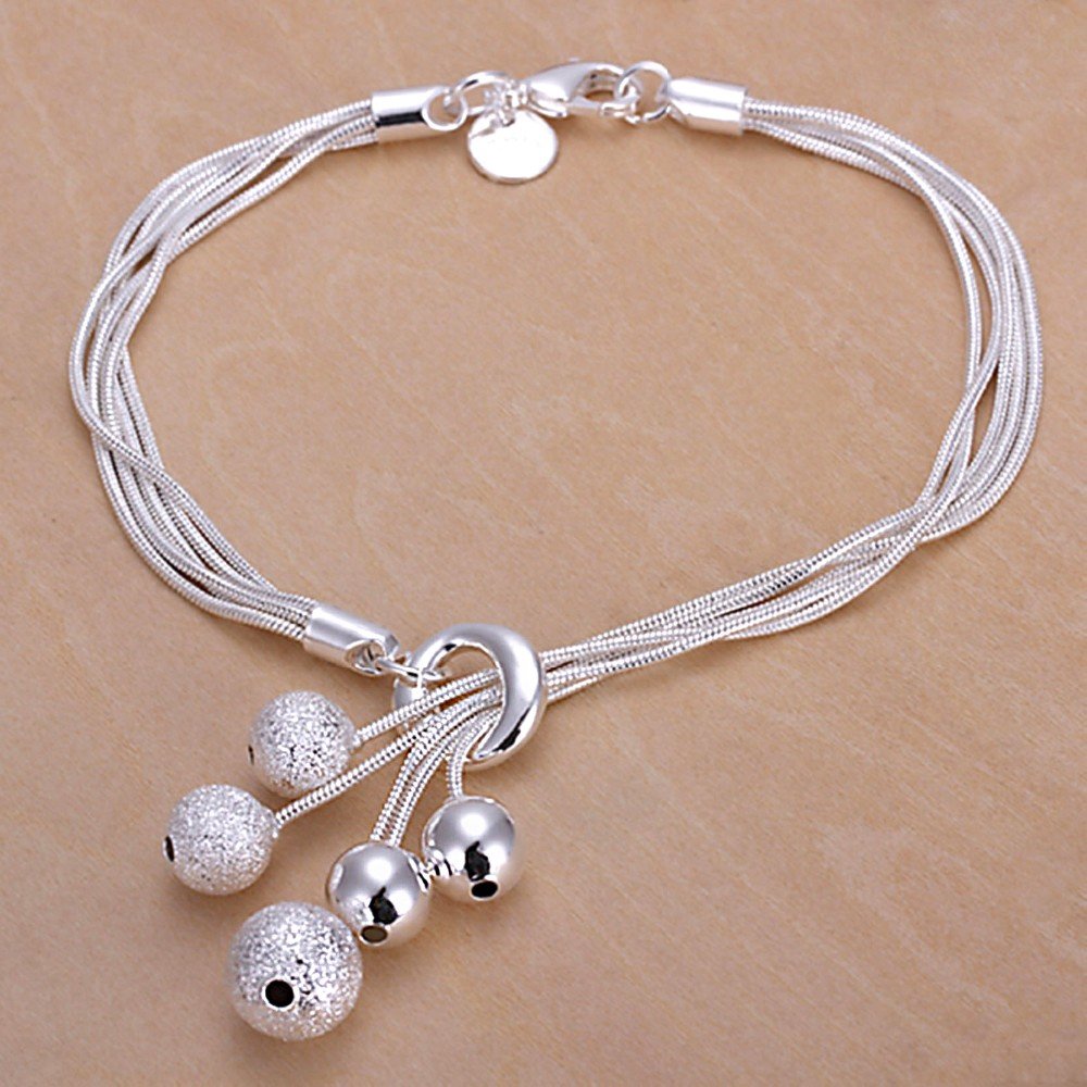 silver shoppee silver plated bracelet for women
