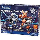 Thames &amp; Kosmos Hydraulic Boxing Bots | Robotics &amp; Engineering Set | Explore Gears, Cylinders &amp; Pistons | Build Working Robots &amp; Spar With Friends | STEM Science Learning &amp; Education | Ages 10+