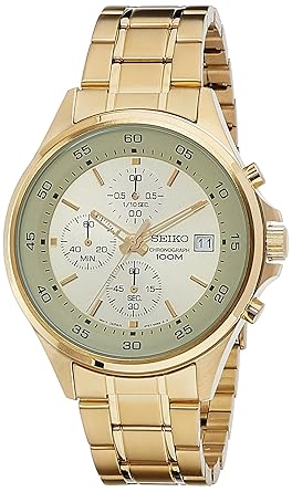 Mens Chronograph Stainless Steel Watch (204029437_Silver)