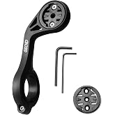GEOID Bike Computer Mount, Out Front Cycling Computer Road Bike Mount Compatible with Garmin Wahoo Bryton Magene Cycplus CooSpo XOSS Cycling Computer with GoPro Action Camera and Bike Light