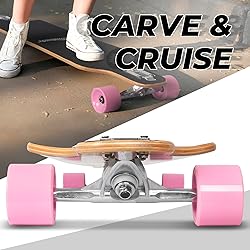 Nattork 42 Inch Cruiser Longboard Skateboard