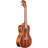 Kala Satin Mahogany Concert Ukulele with White Binding (KA-C),Brown