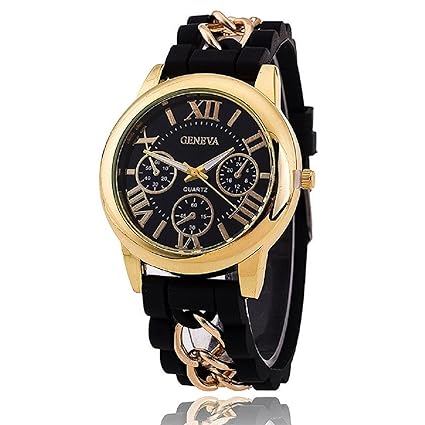 Swadesi Stuff Analogue Black Round Dial Women's Watch