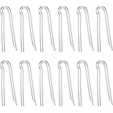 12Pcs Hearing Aid Sound Tubing, Preformed BTE Earmold Hearing Aid Tubes, 1.9 x 3.6MM Clear Hearings Aids Tubes Replacement Supplies