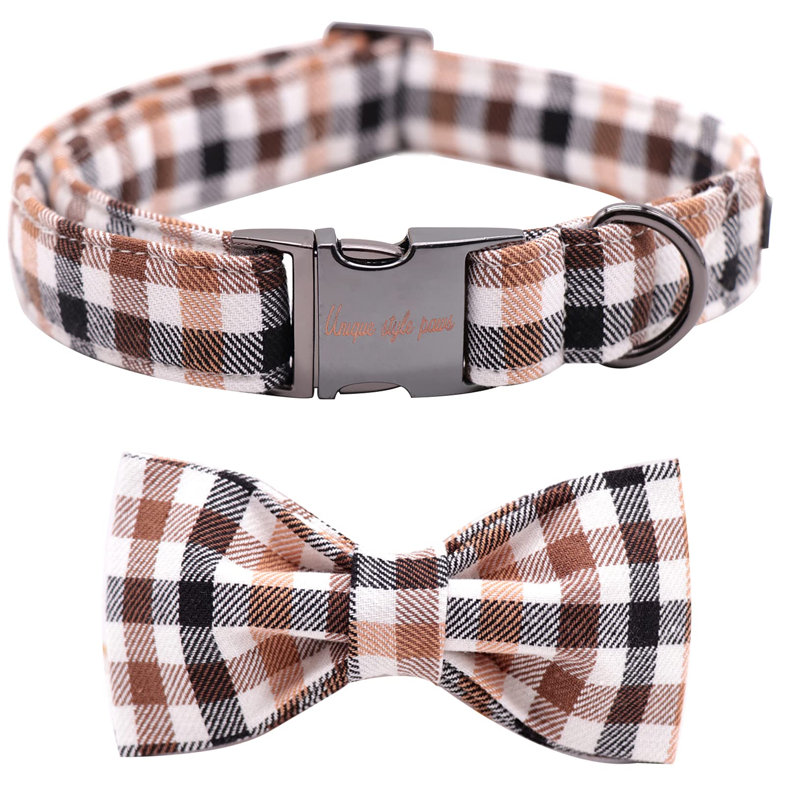 Unique style paws Autumn Dog Collar, Bow Tie Dog Collar, Comfortable Adjustable Dog Collars, Pet Small Dogs and Cats