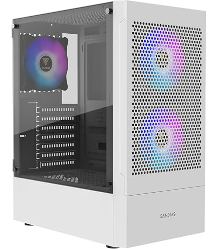 Amazon.com: PCCOOLER CPS - C3D310 ARGB White - Airflow M-ATX Case