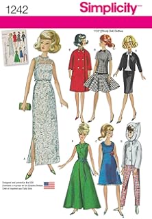 vintage barbie doll clothes patterns