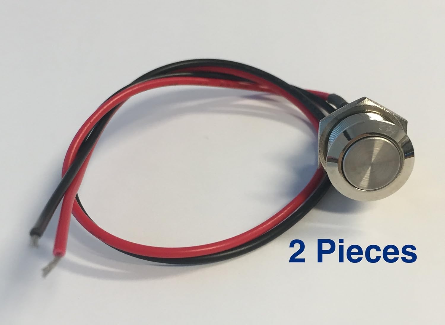 12mm Diameter Metal Push Button Relay Switch Momentary Reset Button 2