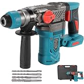 Brushless Rotary Hammer Drill for Makita 18V Battery, 3.2J SDS-Plus | 2 Modes (Drill/Hammer),1-1/8" SDS-Plus Chuck, Cordless Concrete Drill