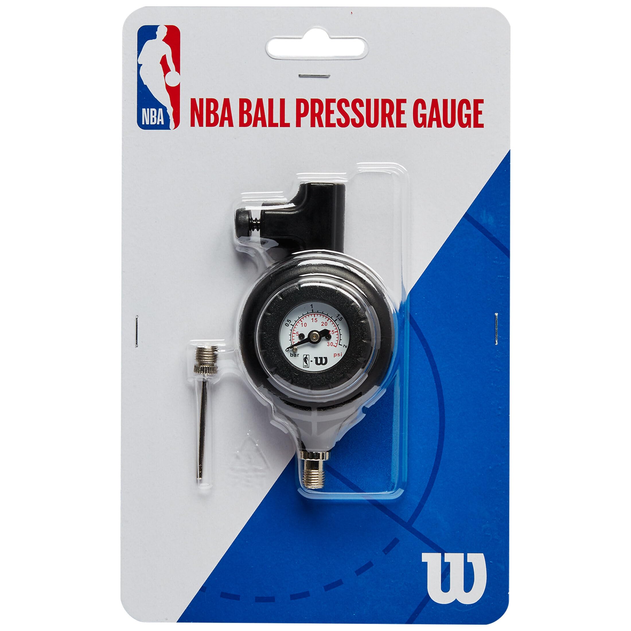 Wilson Pressure Gauge for NBA Ball, Incl. Pin, Official NBA Kit