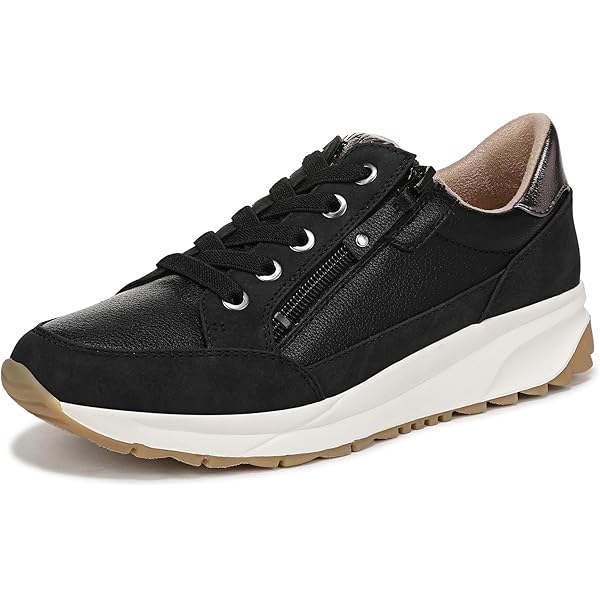 Amazon.com | Naturalizer Women's Tao Sneaker Black Leather/Suede 5