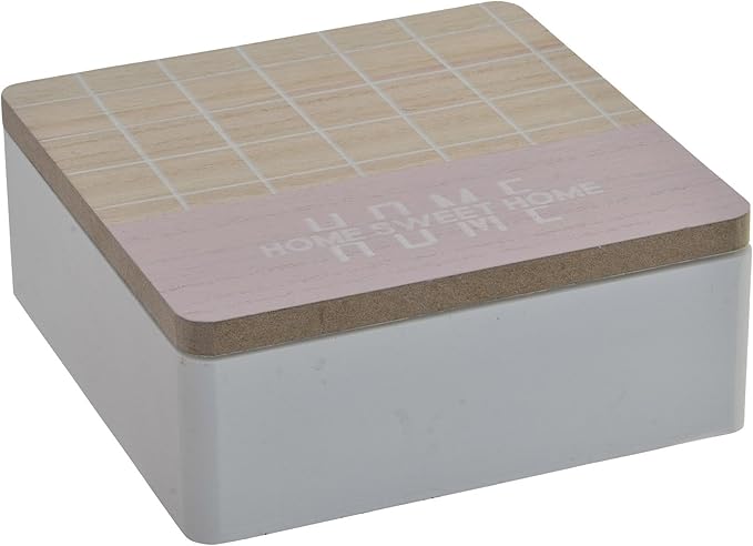 Item Home Infusiones Caja, Madera, Rosa, 6x15x15 cm: Amazon.es: Hogar