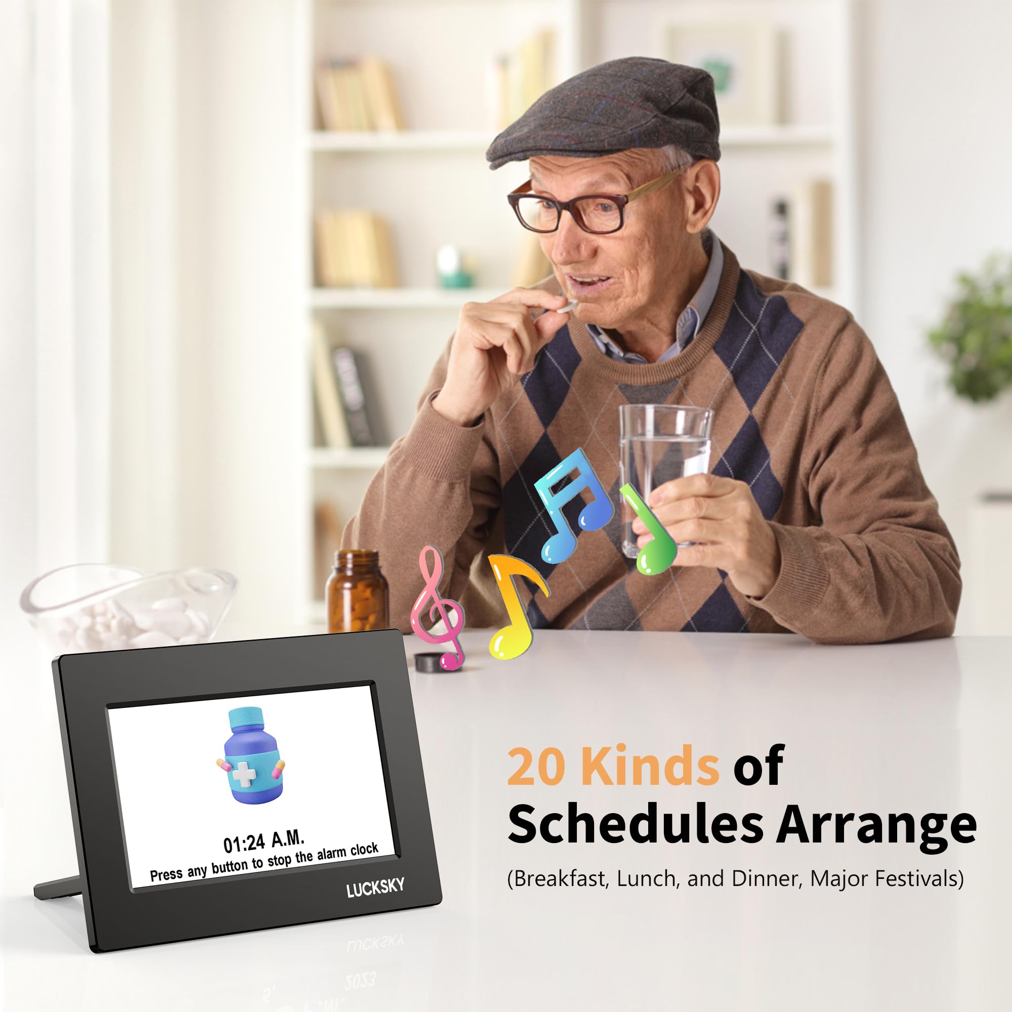 Mua large clock for seniors dementia clock with date and day of week