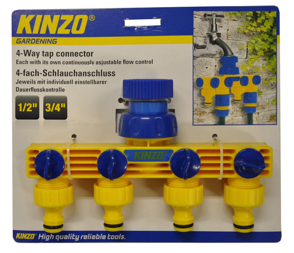 Kinzo 4-Way Tap Connector