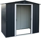 Duramax ECO 6x4 Metal Garden Storage Shed Anthracite view 6