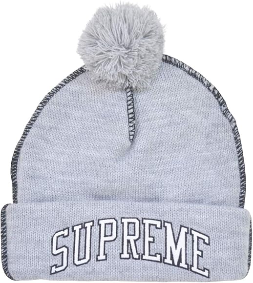 supreme beanie grey