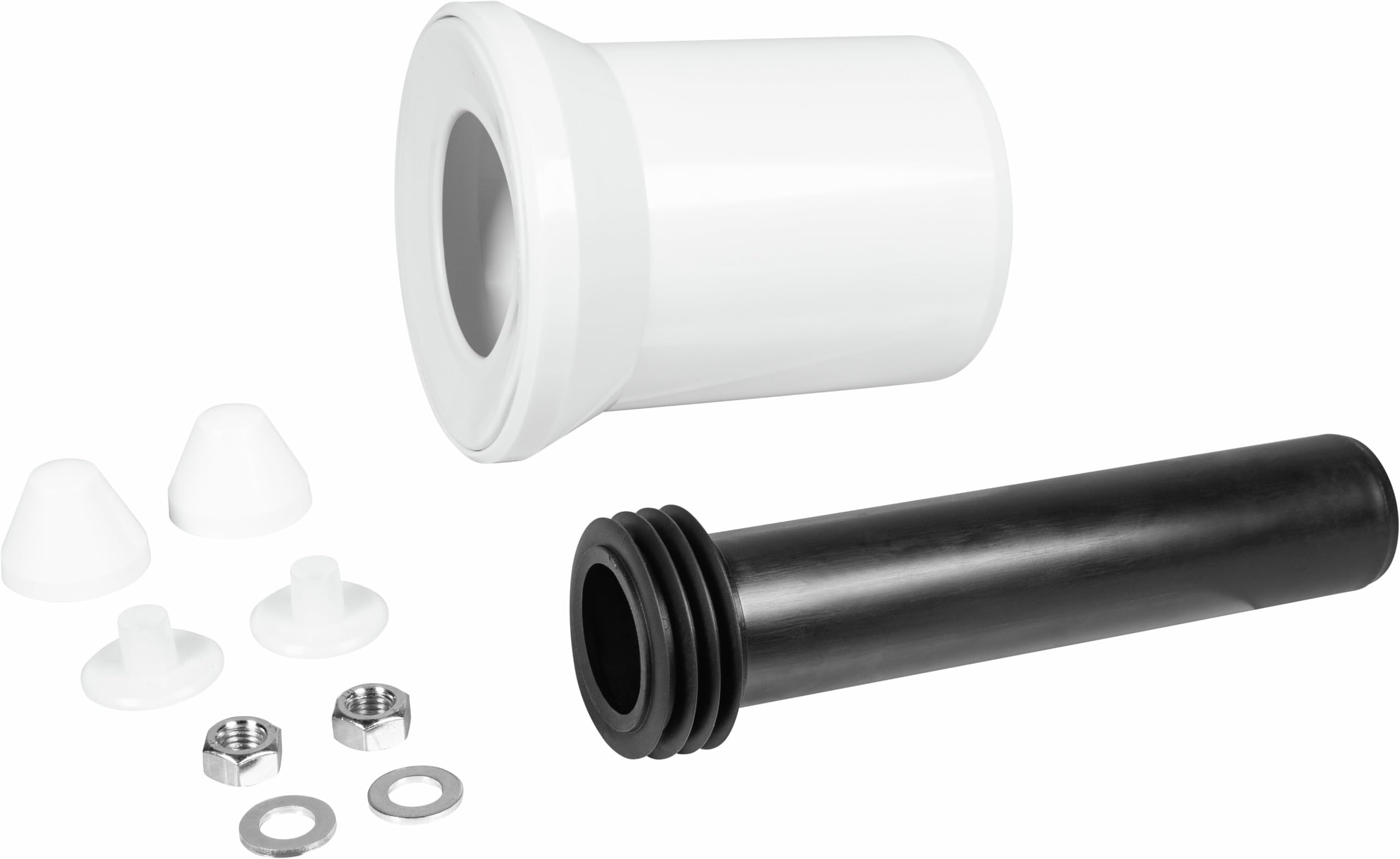 CORNAT CKAG WC Connecting Set f.Wall-h.WC DN100, Black, DN 100