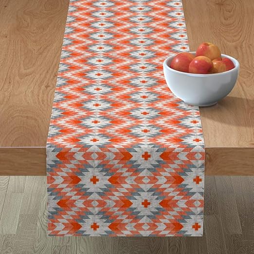 Amazon Com Roostery Tablerunner Native Summer Designed Aztec
