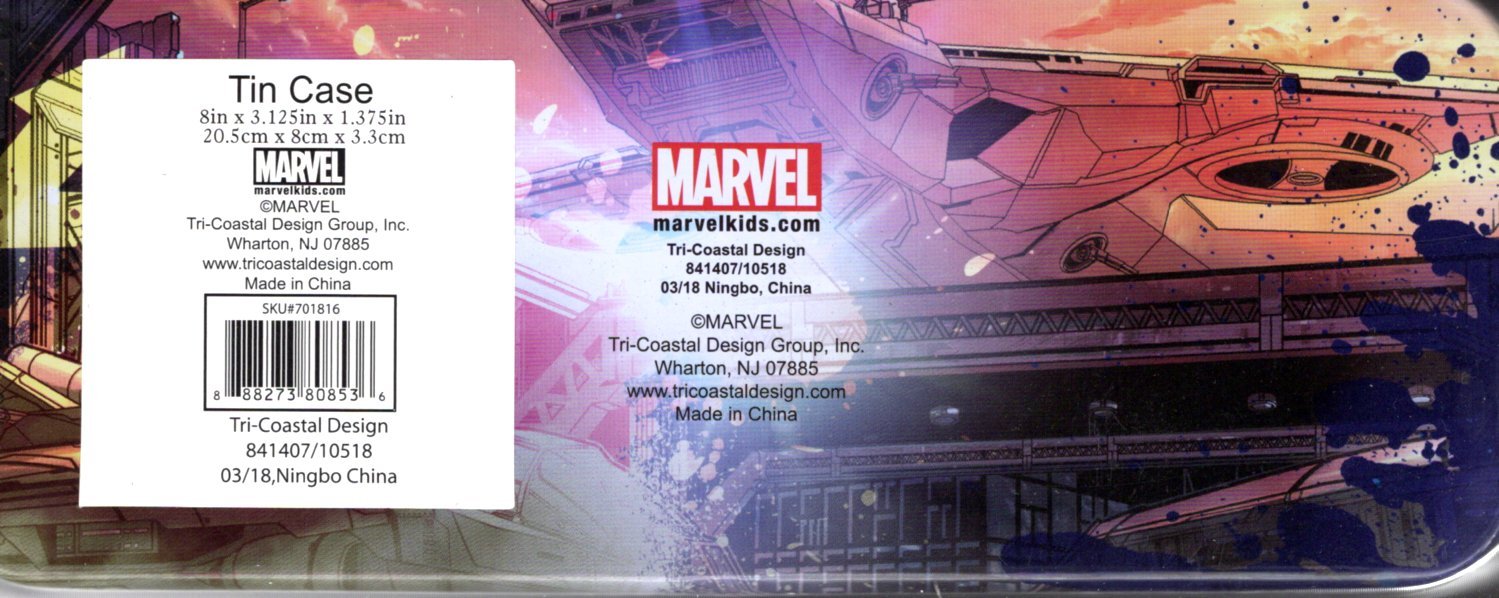 Avengers 金属tinケース鉛筆ボックスストレージ V4 B07dwsg7yp 色鉛筆 良好品 Www Positionumber Com