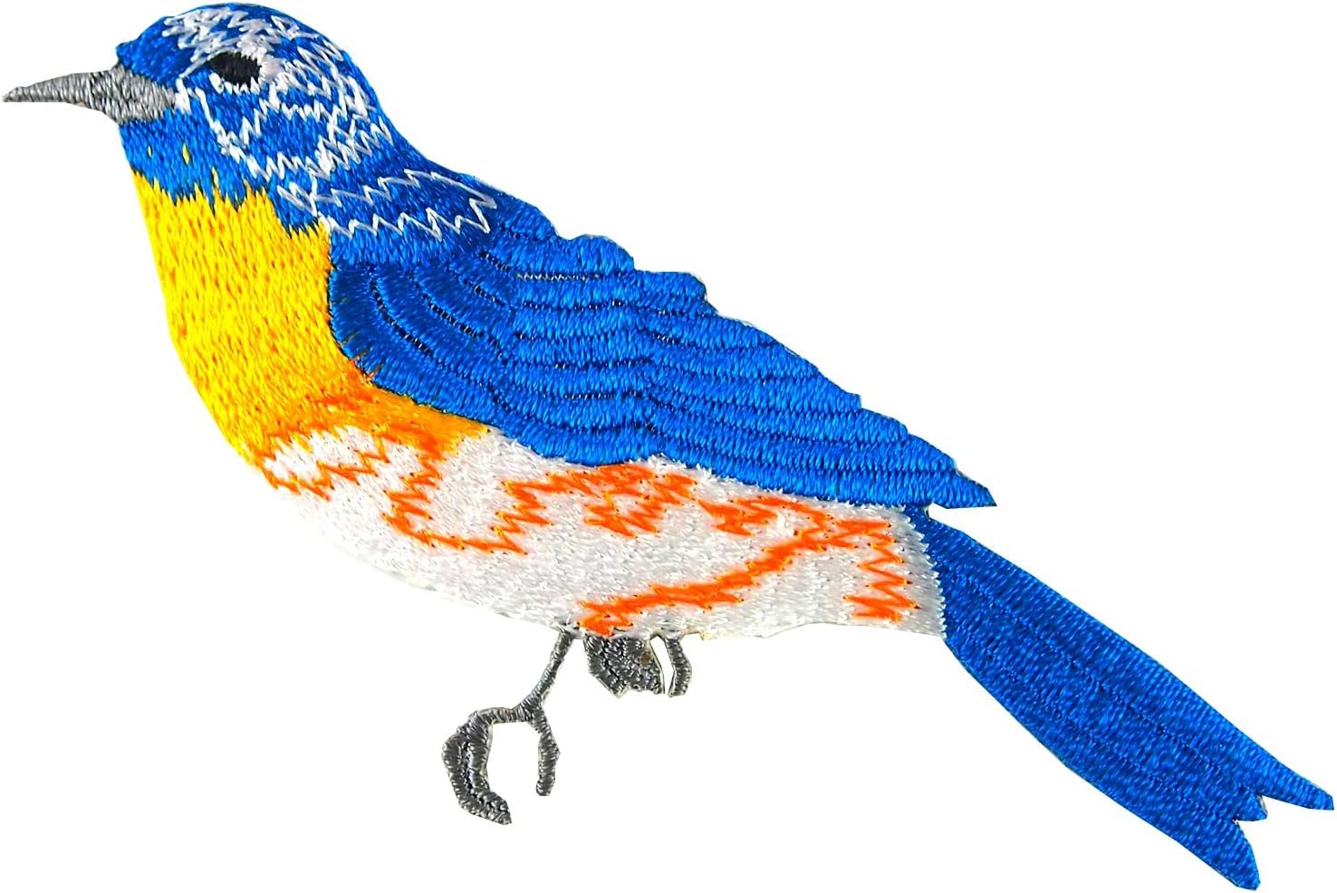 Blue Bird Embroidered Iron on Patch
