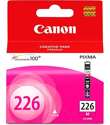 Amazon.com: Canon CLI-226 Genuine Cyan Ink Tank, Compatible